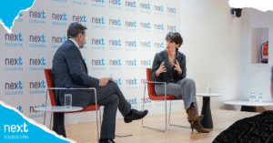 Elma Saiz, Ministra de Inclusión, Seguridad Social y Migraciones, en el Foro Next Educación