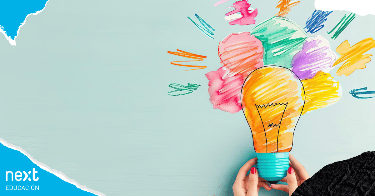 Dibujo bombilla que representa grandes ideas para emprender